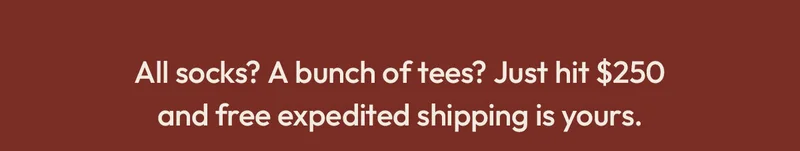 Free Expedited Shipping