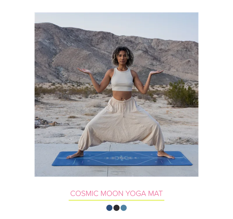 Cosmic Moon Yoga Mat