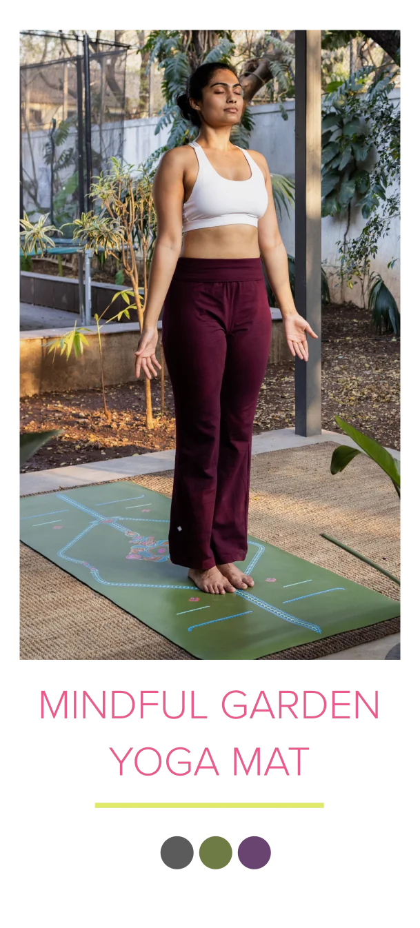 Mindful Garden Yoga Mat - Olive