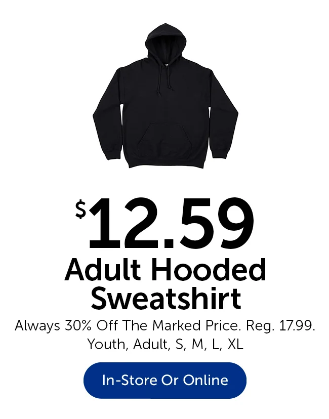 Adult Hooded Sweatshirt