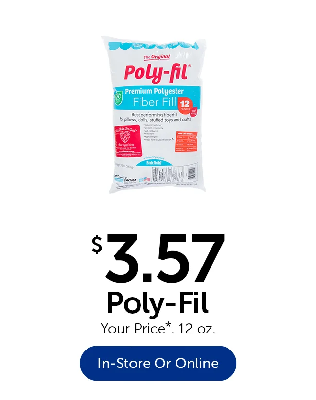 Polyester Fiberfill - 12 Ounce
