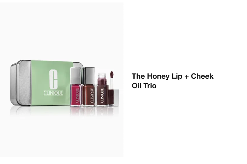 The Honey Lip + Cheek  Oil Trio