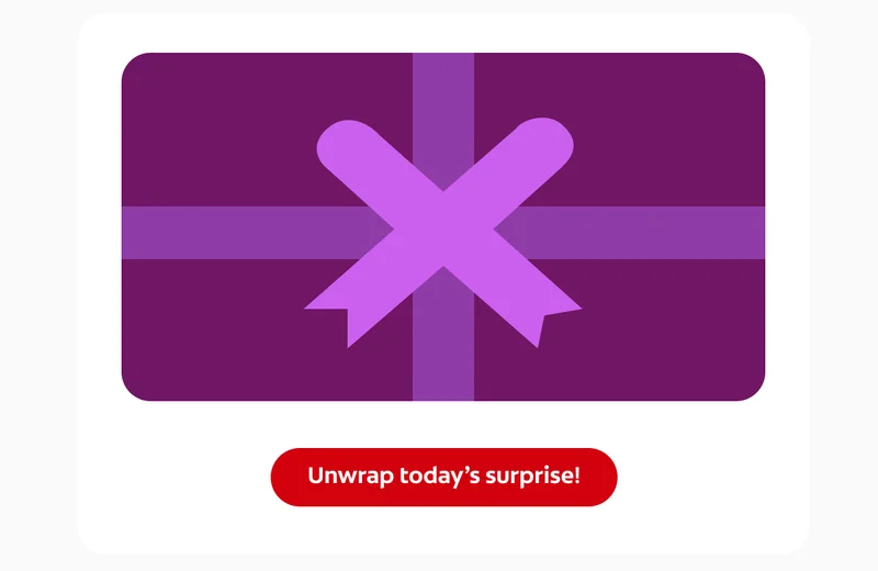 Click here to unwrap today’s surprise!