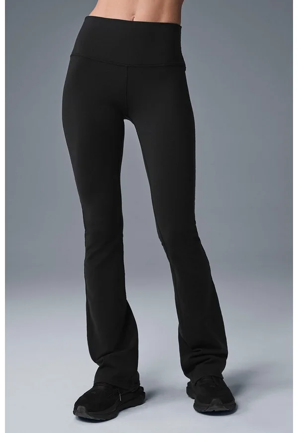 Airbrush High-Waist 7/8 Bootcut Legging - Black - Black / S / 7/8 24.5"