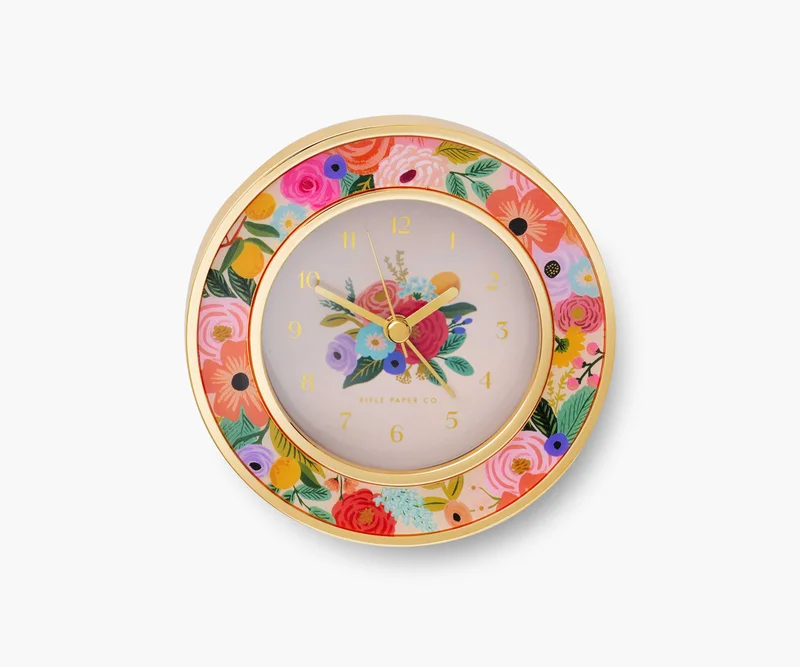 Image of Desk Clock - Garden Party