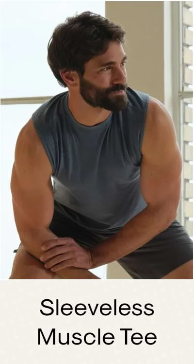 Sleeveless Muscle Tee
