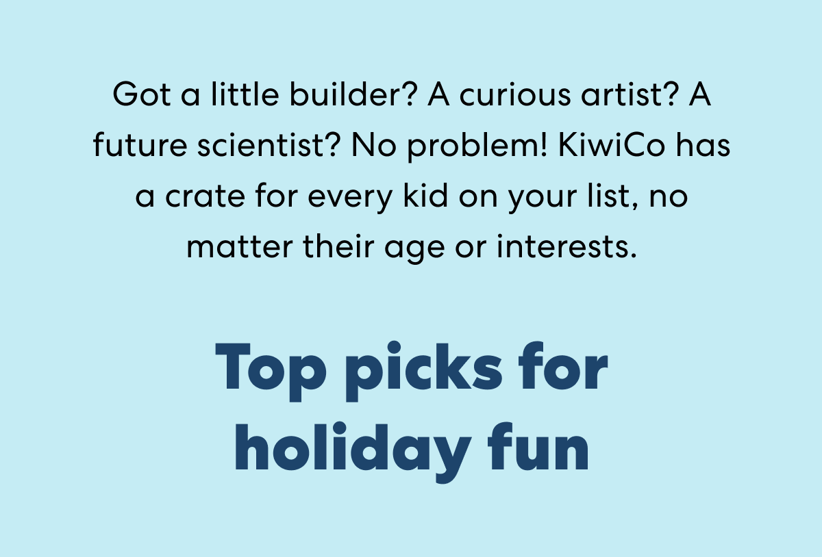 Top picks for holiday fun