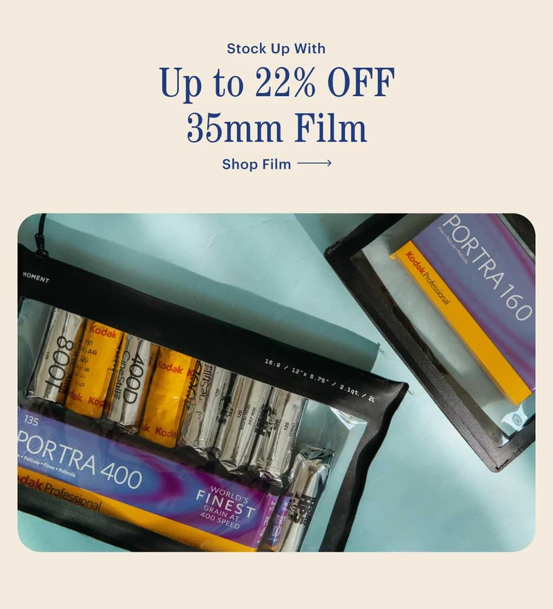 Stock Up With Up to 22% OFF 35mm Film.  Shop Film.