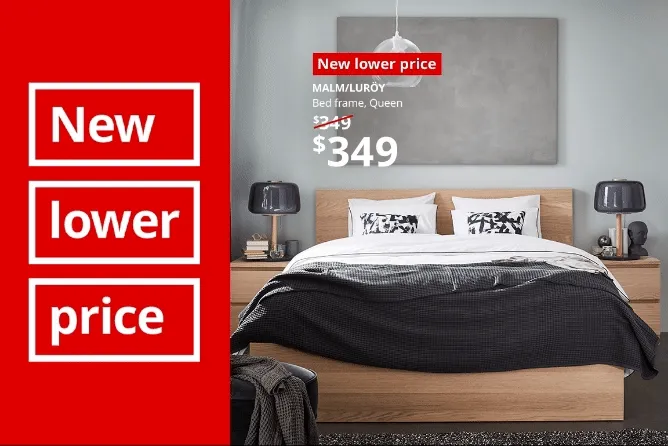 New Lower Price: MALM/LUROY Bed frame