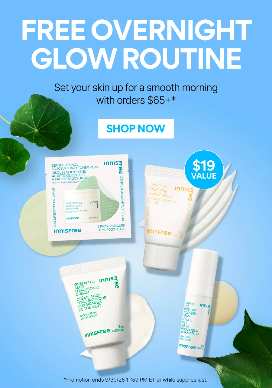 FREE OVERNIGHT GLOW ROUTINE WITH ORDERS $65+