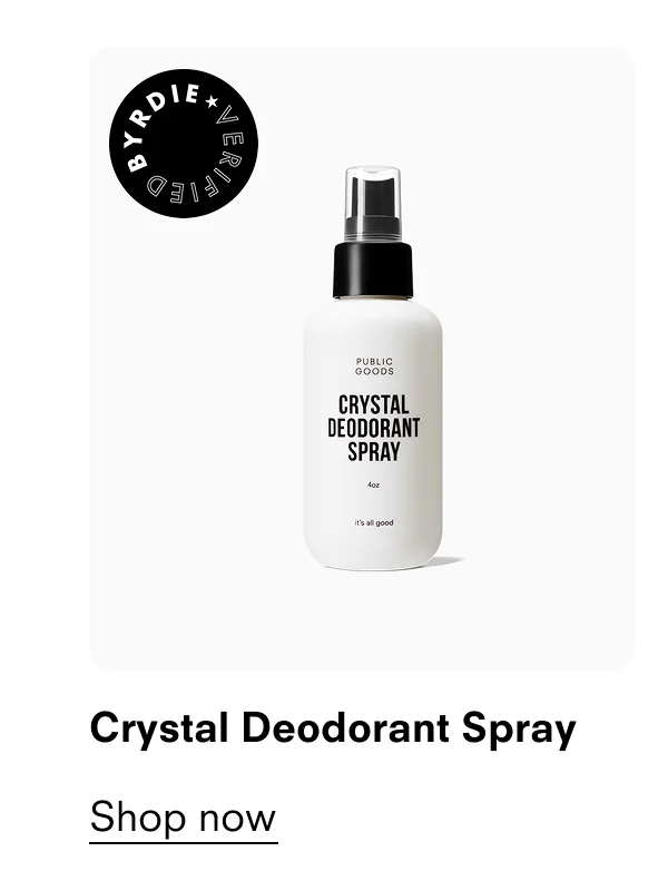Crystal Deodorant Spray