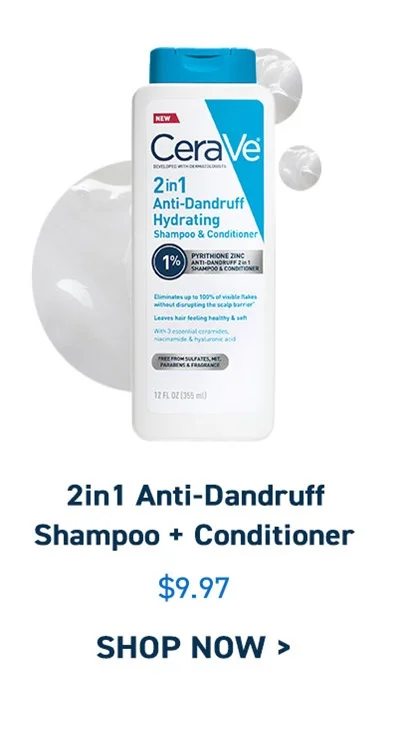 2in1 Anti-Dandruff Shampoo + Conditioner