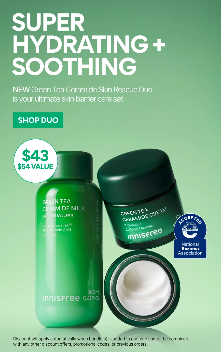 GREEN TEA CERAMIDE SKIN RESCUE DUO