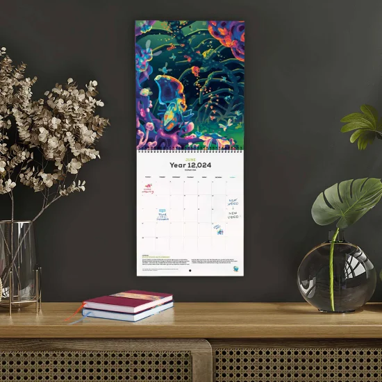This is how the calendar could look in your home!