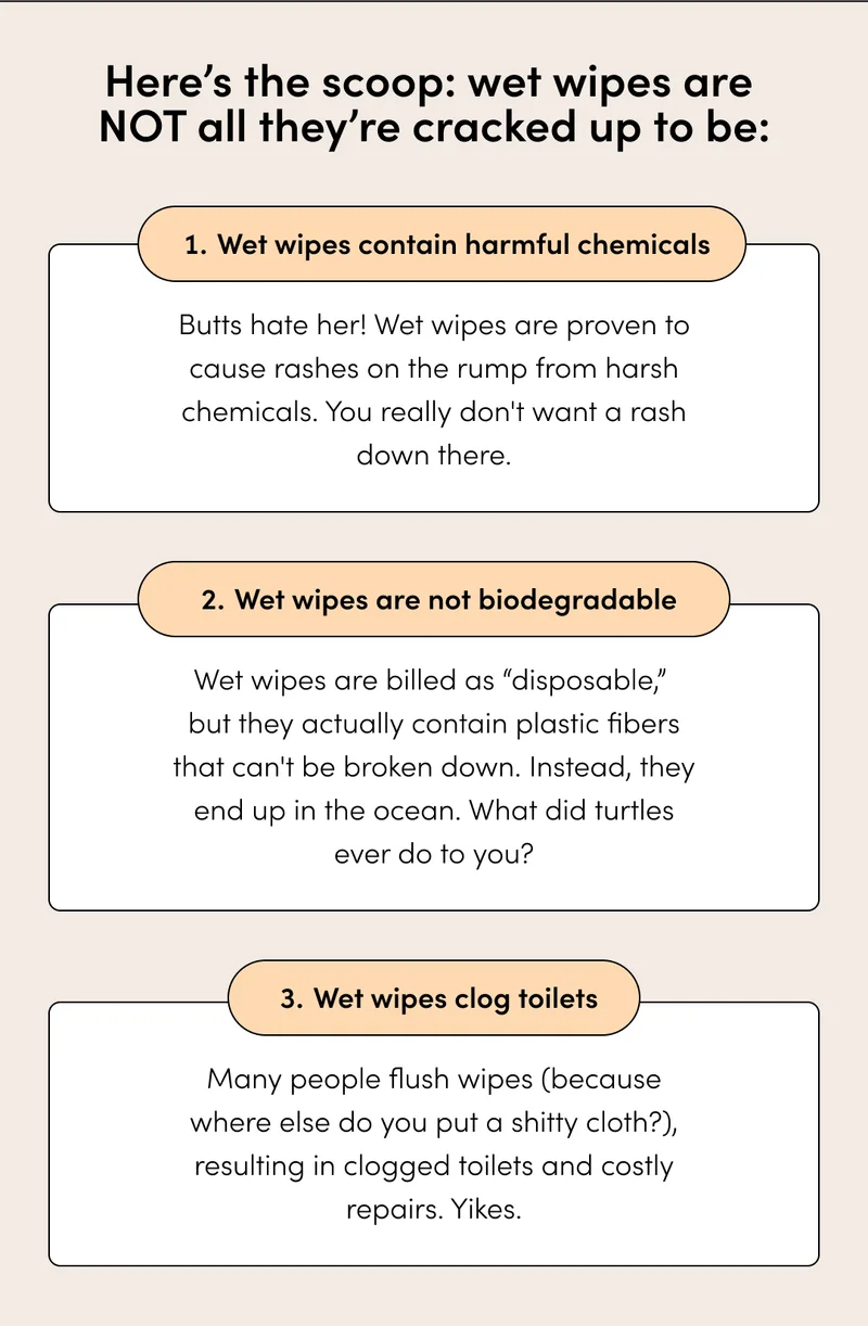 WET WIPES AREN'T ALL THAT