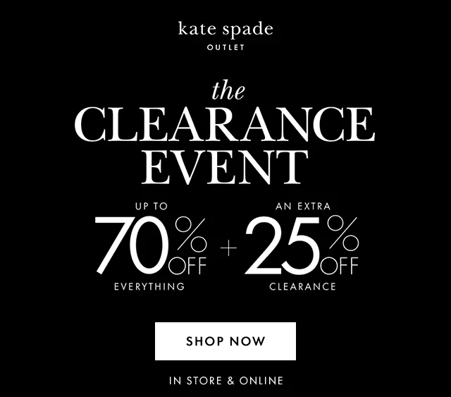 the CLEARANCE EVENT