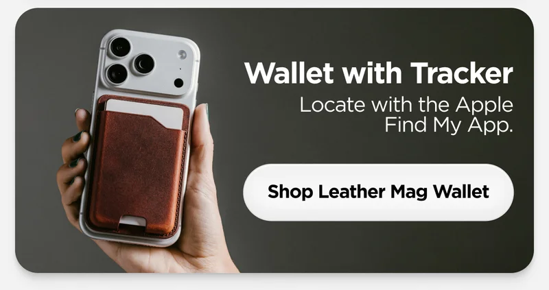 Wallet with Tracker. Locate with the Apple Find My App. Shop Leather Mag Wallet.