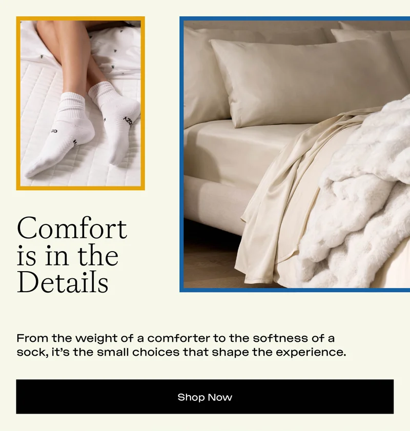 Comfort is in the details