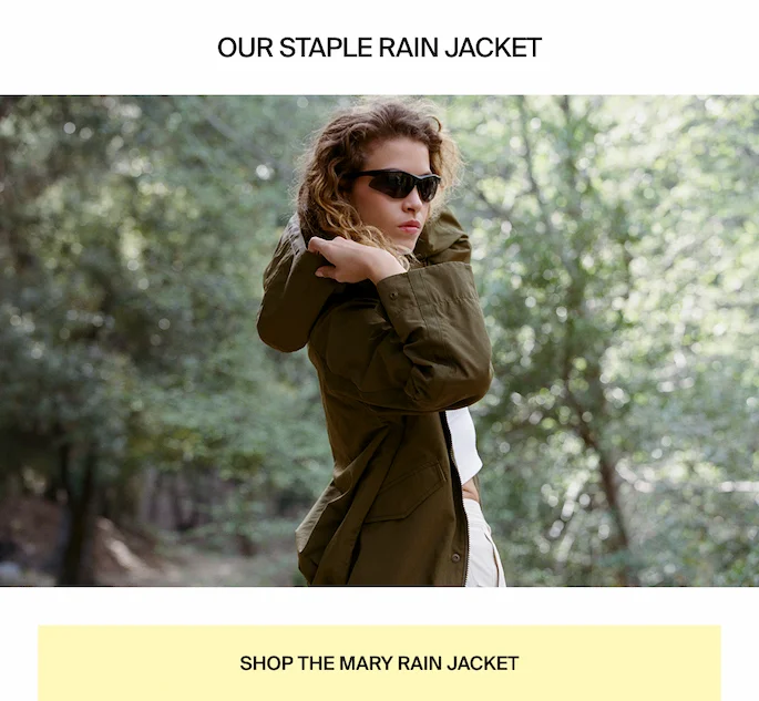 Shop Mary Rain Jacket