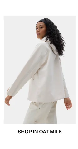 Shop Mary Rain Jacket in Oat Milk