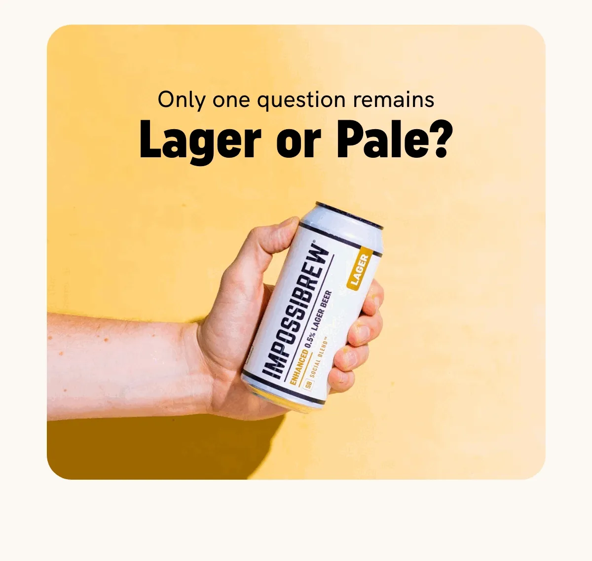 Lager or Pale?