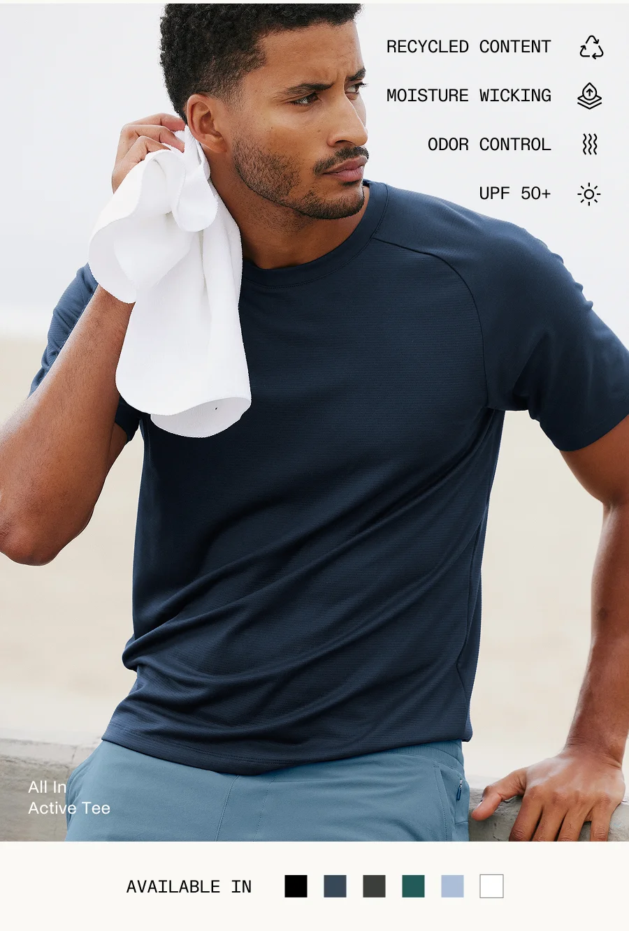 All In Active Men's Tee