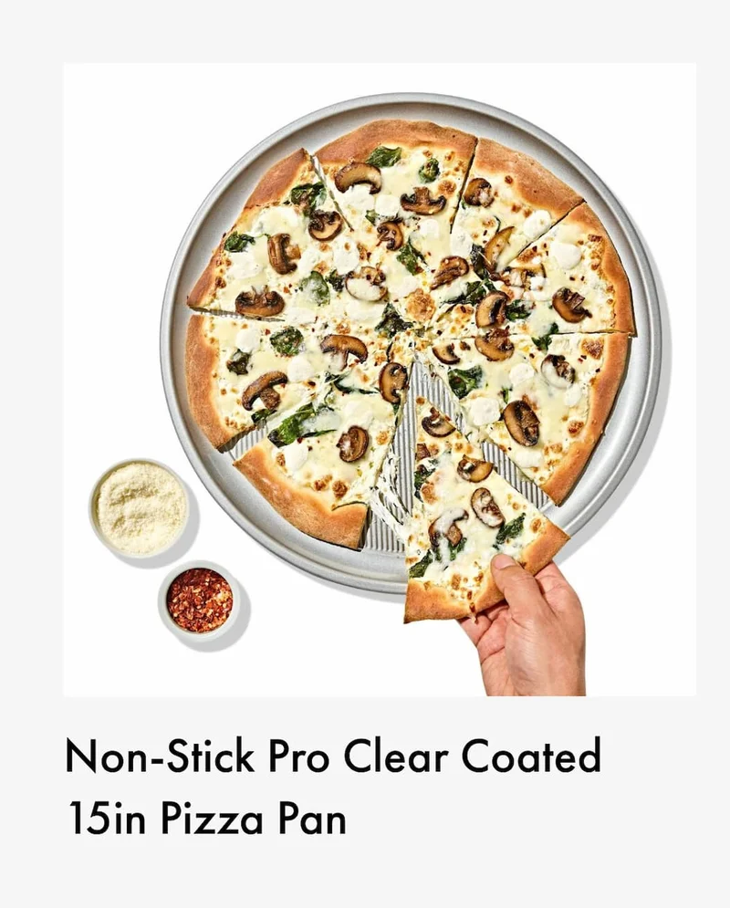 Non-Stick Pro Clear Coated 15in Pizza Pan