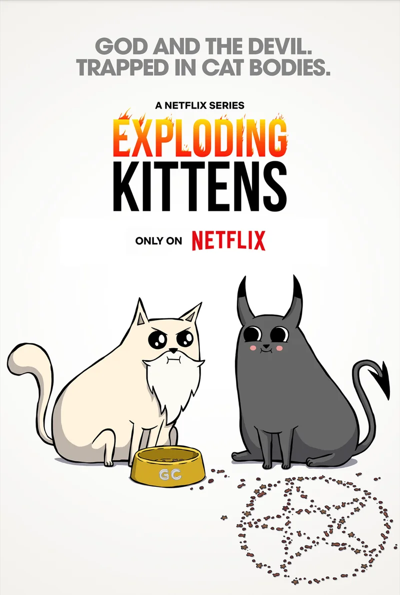 GOD AND THE DEVIL. TRAPPED IN CAT BODIES. | A NETFLIX SERIES | EXPLODING KITTENS | ONLYY ON NETFLIX |