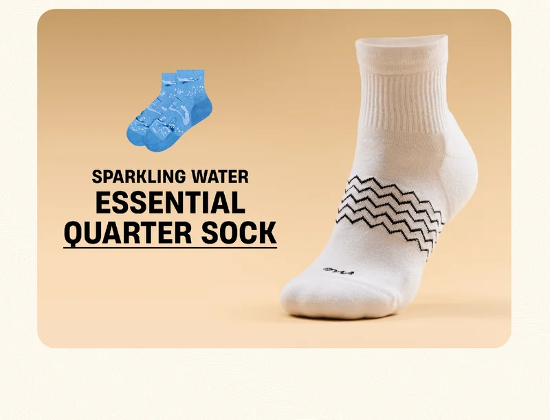 Sparkling Water Essential Quarter Sock