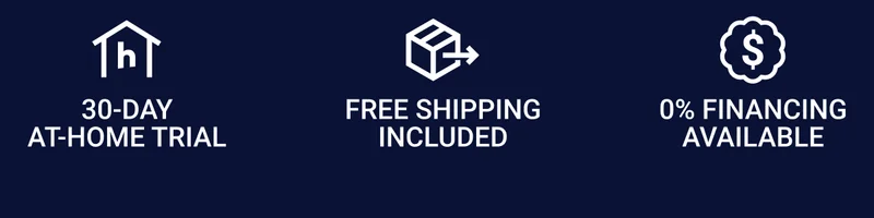 30-day at-home trial. Free shipping included. 0% financing available.