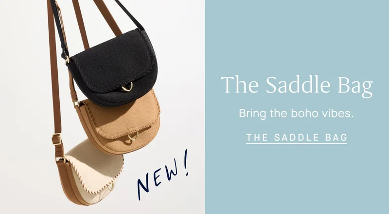 New! The Saddle Bag Bring the boho vibes. THE SADDLE BAG