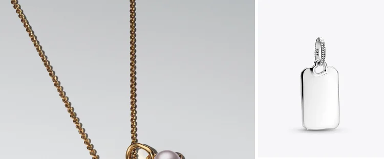 Engravable Rectangle Tag Pendant Engravable Rectangle Tag Pendant