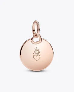 Engravable Round Tag Pendant Engravable Round Tag Pendant
