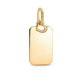 Engravable Rectangle Tag Pendant Engravable Rectangle Tag Pendant