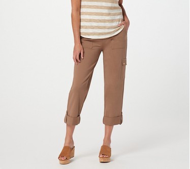 Susan Graver Premium Stretch Crop Pants