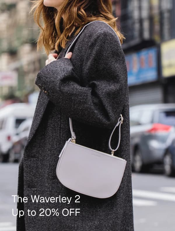 The Waverley 2 in Light Grey Saffiano