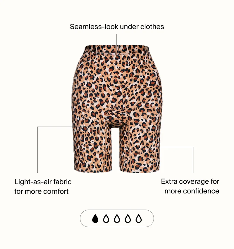 Seamless look under clothes. Light-as-air fabric for more comfort. Extra coverage for more confidence.