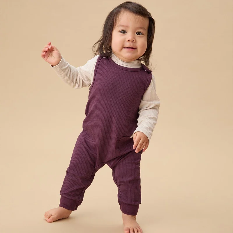 Image of Ribbed Overalls