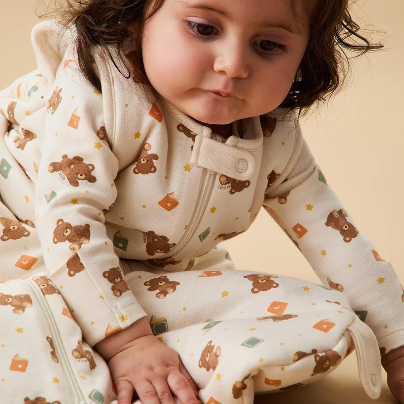 Image of Teddy Bear Front Opening Sleep Sack 2.5 TOG