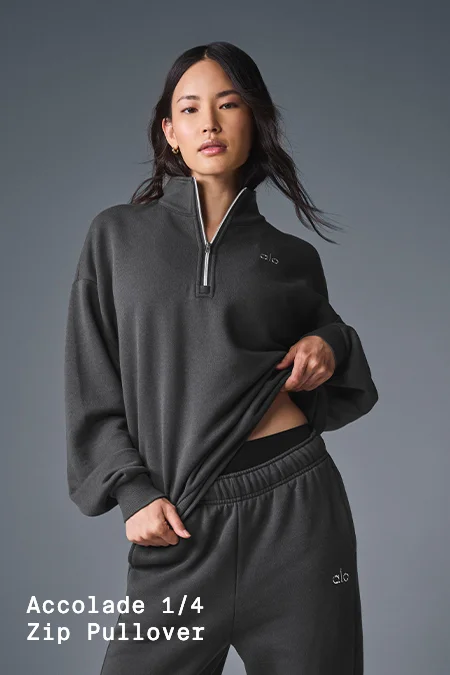 accolade 1/4 zip pullover