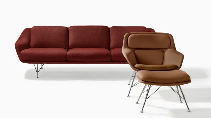 white sweep of Herman Miller archival product