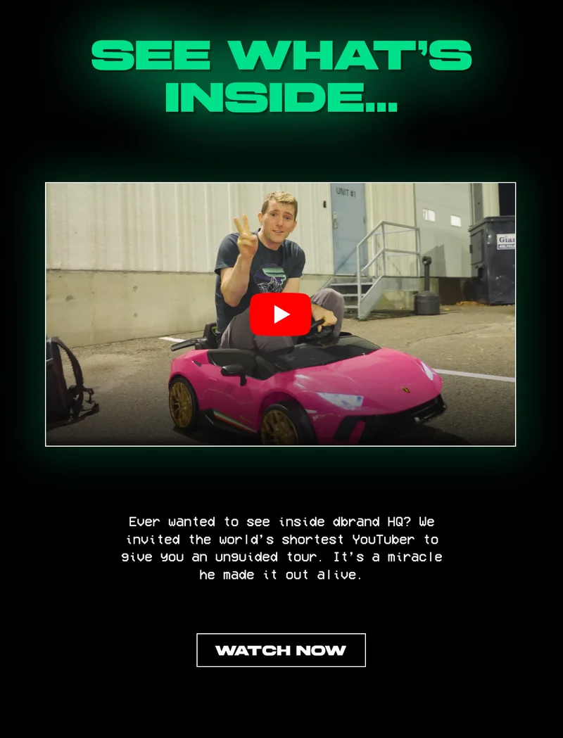 Watch our first-ever Factory Tour