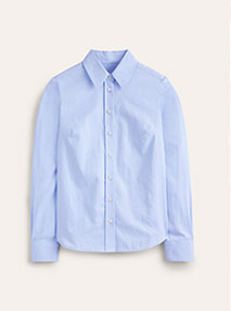 Sienna Cotton Shirt - Blue Oxford
