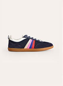 Erin Retro Tennis Trainers - Navy/Rainbow