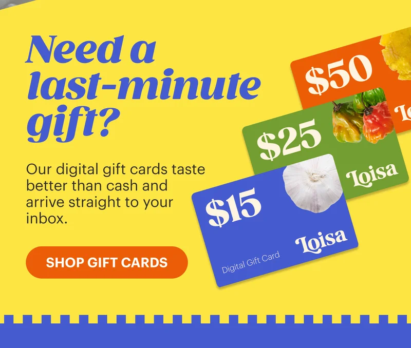 Need a last-minute gift? Our digital gift cards taste better than cash and arrive straight to your inbox. SHOP GIFT CARDS