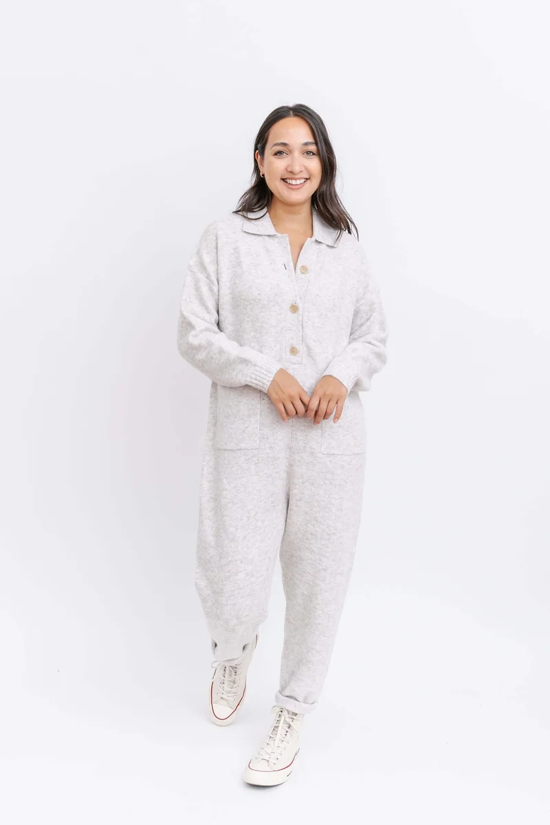Image of Florence Jumpsuit in Oatmeal