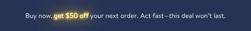 Get $50 Off