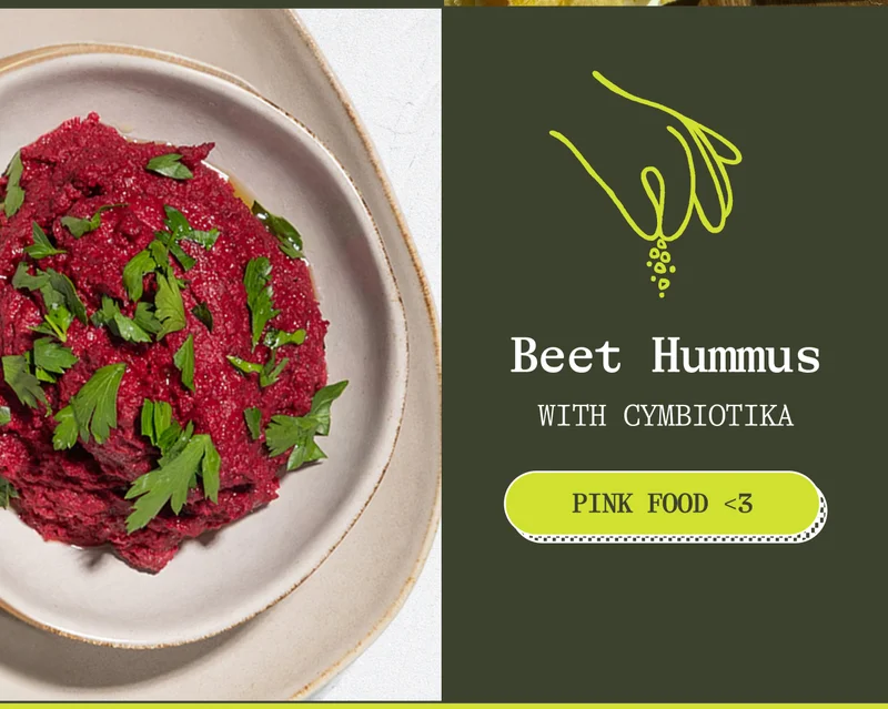 Beet Hummus With Cymbiotika