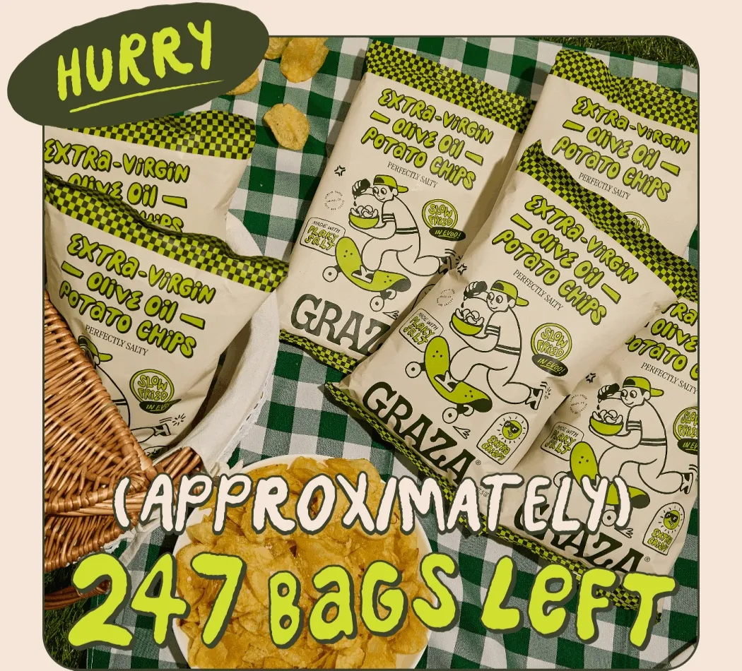 HURRY 47 BAGS LEFT 46* (WE JUST ATE ONE) The chips!! They're going!! They're going!! They're almost gone!!