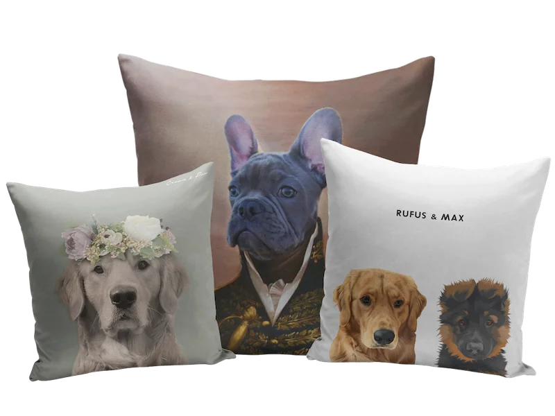 Custom Pet Throw Pillows